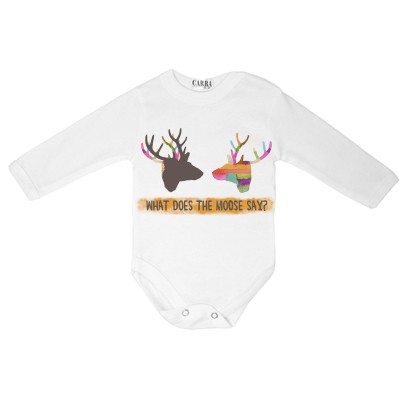 Carra Colored Moose бебешко боди